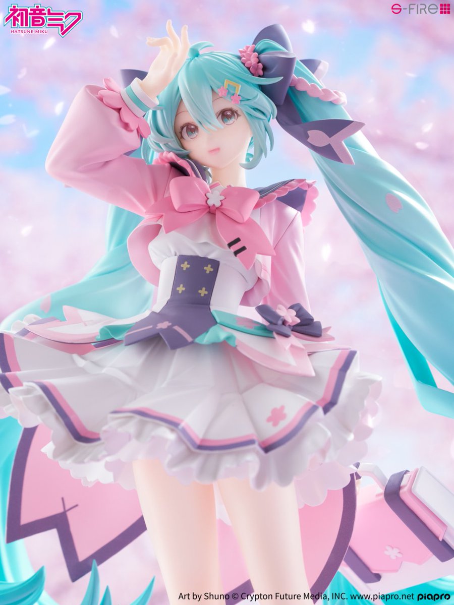 S_FIRE_OFFICIAL's tweet photo. 初音ミク 新学期 フィギュア

桜色のリボンとふんわりと広がるスカート、やさしい春の日ざし。新学期が始まる希望と期待に満ちあふれた特別な瞬間をきりとったフィギュアです。
花びらをかたどった台座付き。

🌸受注生産 / ご予約はこちらから
https://t.co/5t4mfkR077
#初音ミク #sfire https://t.co/d5xhEiEQeM