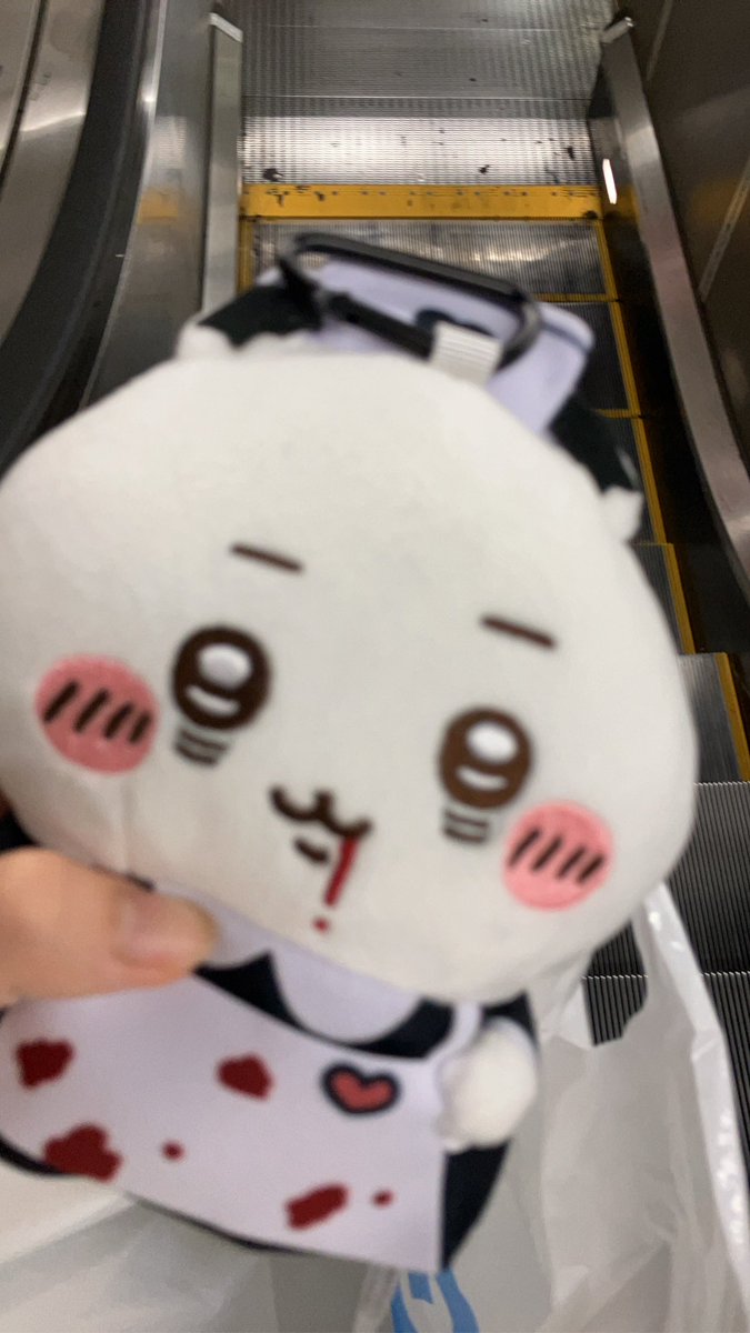 chii_201012's tweet photo. 2000円くらいで2個とれた！喜び！
 #ちいかわ
 #ありがとう https://t.co/V5I6al5Yqi