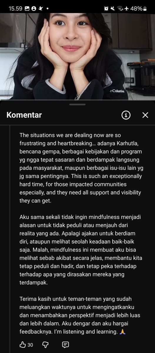 changaaa13's tweet photo. btw dia baru aja klarifikasi lewat yt comment sectionnya https://t.co/SsdmbEB9Gc