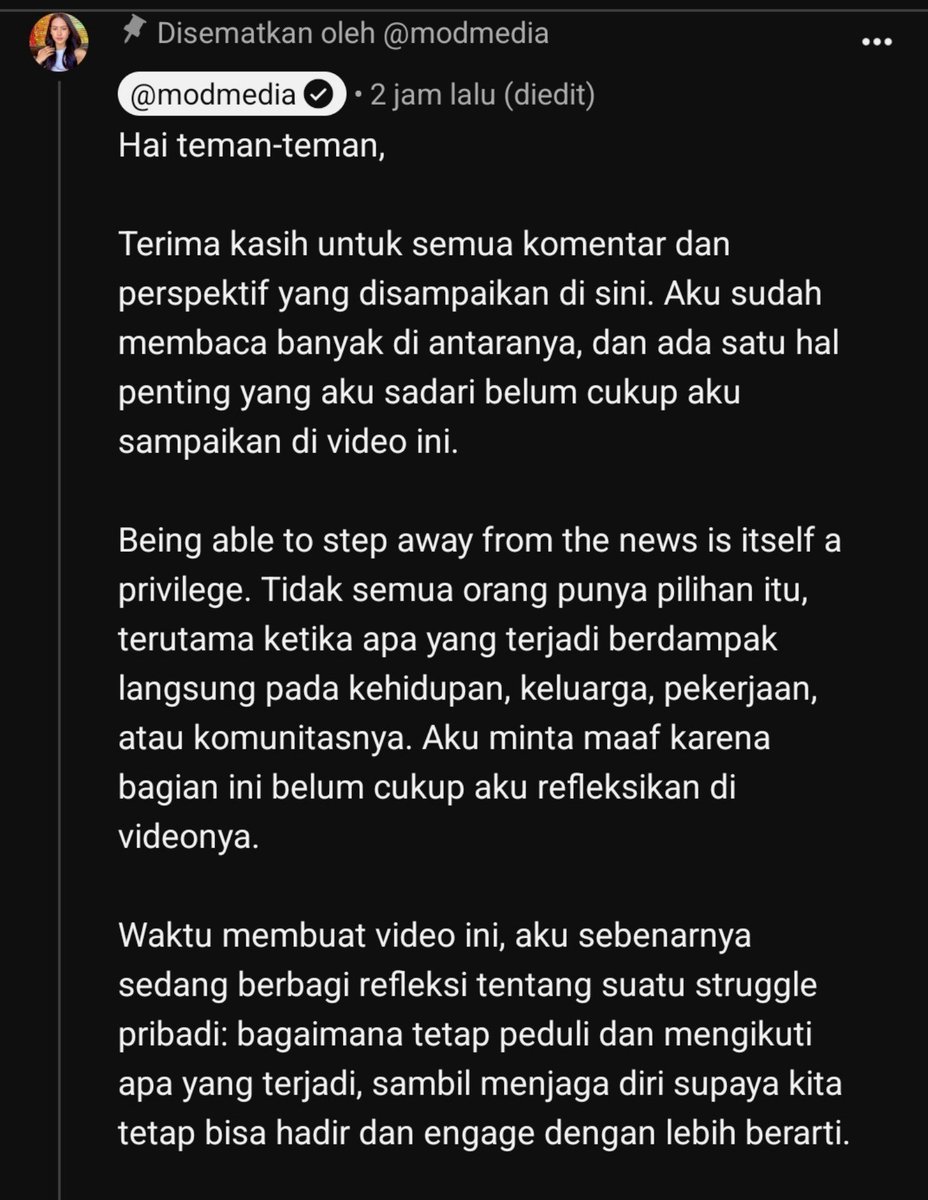 changaaa13's tweet photo. btw dia baru aja klarifikasi lewat yt comment sectionnya https://t.co/SsdmbEB9Gc