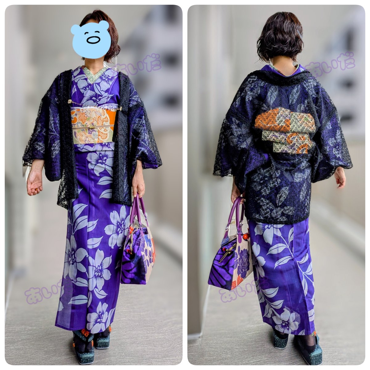 kimonoaida's tweet photo. 友達が教えてくれたponia-ponさんのセールへ!
午前の用事が早めに終わったから一度帰って着物オン！おかげで開店時間には間に合わなかったけど着物を着る機会は逃さない！着てなかった夏着物と夏帯消費できた😁
久しぶりに襦袢と羽織着たけど暑かった〜まだまだ夏着物で十分だ🔥あと何回夏物着れるかな https://t.co/Kf4PQ22Tjl
