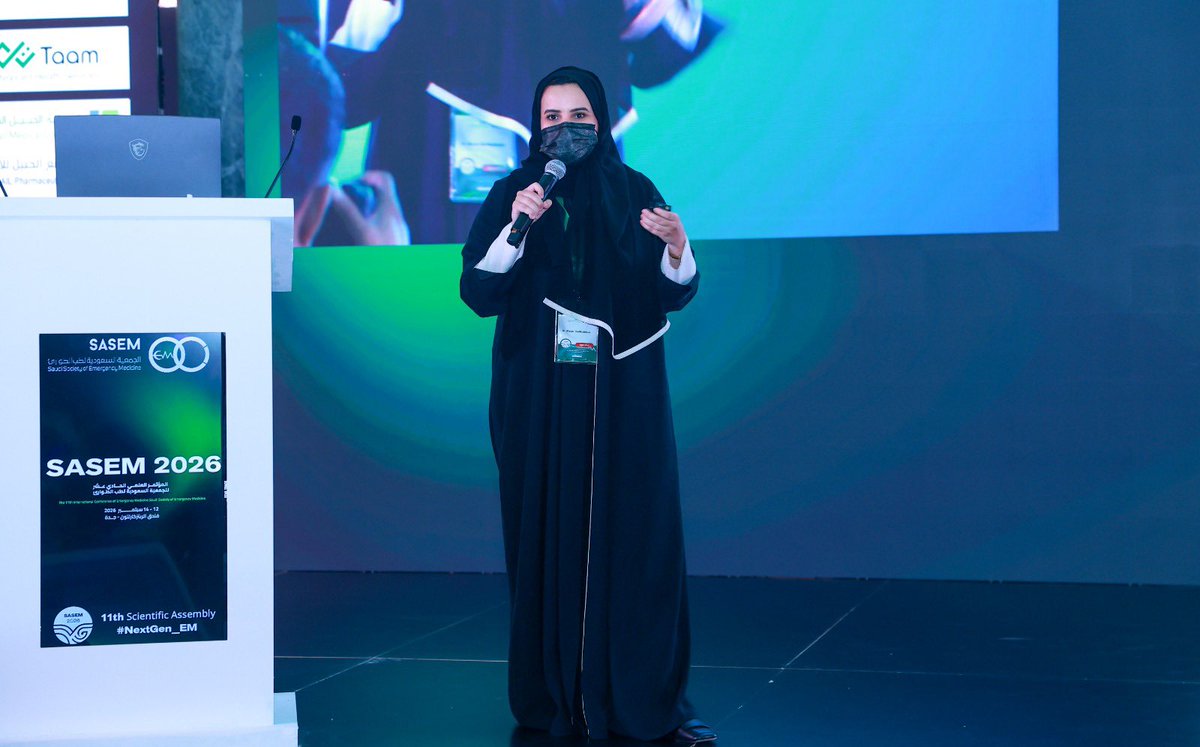 sasem2026's tweet photo. Track: NAGNAGAH

"Ladies and gentlemen, the great and wonderful Calcium Gluconate!" by Dr. Malak BinShihon.

Calcium Gluconate: The unsung hero! 🌟 

#SASEM2026 #NextGen_EM https://t.co/pksua1qk4Y