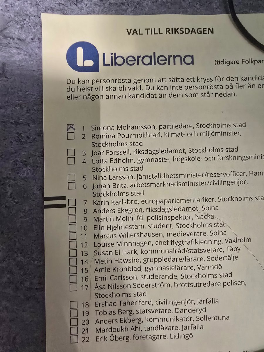 Lucas_Stockholm's tweet photo. Cast my vote today in defence of liberalism, against antisemitism and for a better world. To all swedes go out and make your voice heard. https://t.co/1J34kDGgWM