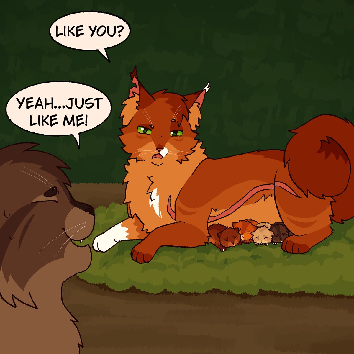 Kittieeepaw's tweet photo. Stupid little comic

#warriorcats https://t.co/jcvH9WGoiA