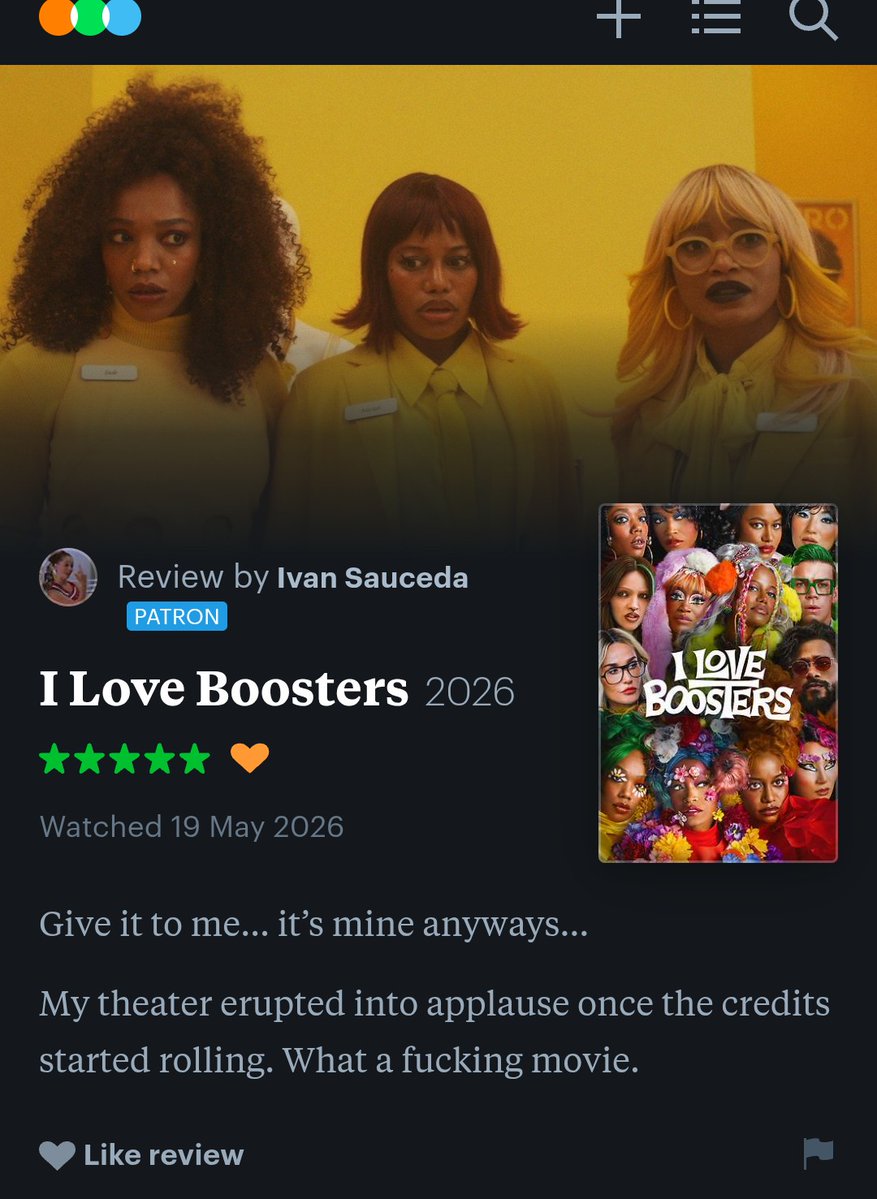 BootsRiley's tweet photo. I Love Boosters 
in theaters internationally starting in October!

Be there with friends on opening day! https://t.co/UJGE5D53mj
