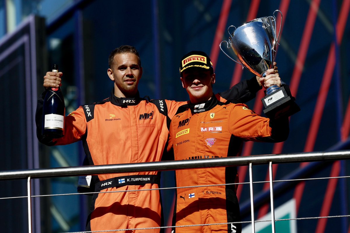 OfficialMPteam's tweet photo. TUUKKA WINS IN MADRID! 🏆🇪🇸

First win of the season, delivered when it mattered most.

What a way to finish the year🧡

#MPMotorsport #SpanishGP #AcceleratingTalent https://t.co/iKRTnxFsox