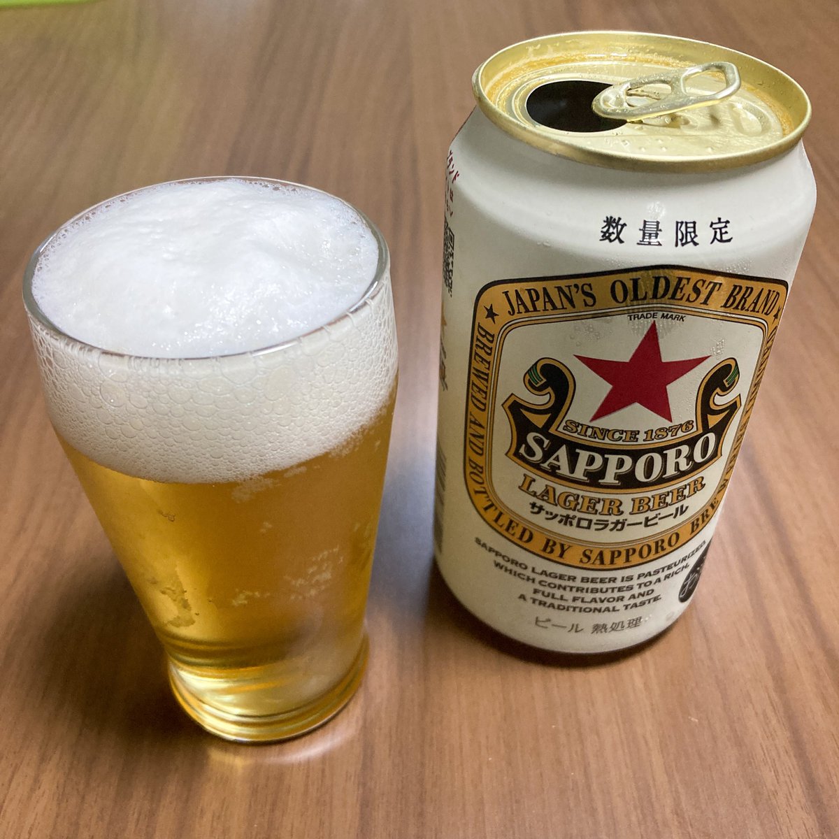 AOHOBBYNEW's tweet photo. #晩酌 #X晩酌部 
今日は赤星で乾杯🍻 https://t.co/7N400IYIob