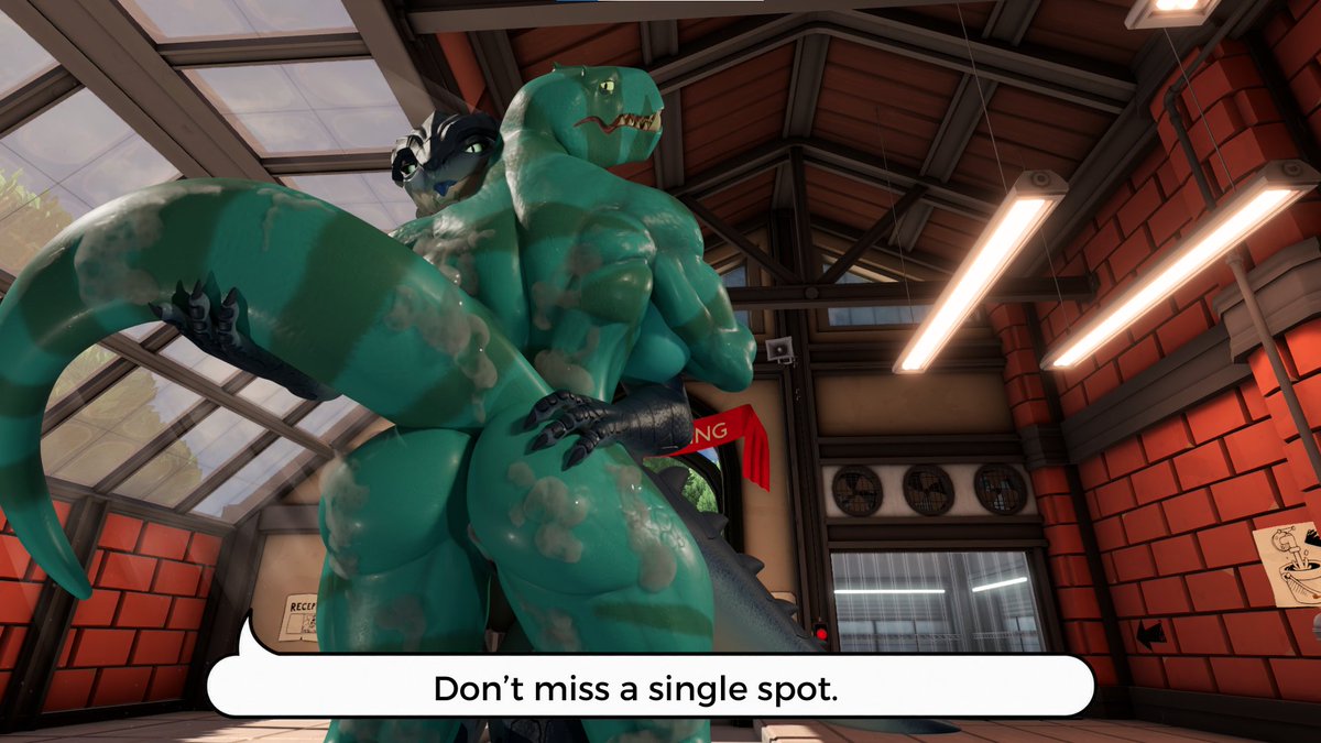 NanBalleri78235's tweet photo. drag'n wash in another universe 👀.

saurus belong to @VulgarVictor583 
Fang was my first model. https://t.co/mNXiHeH7zx