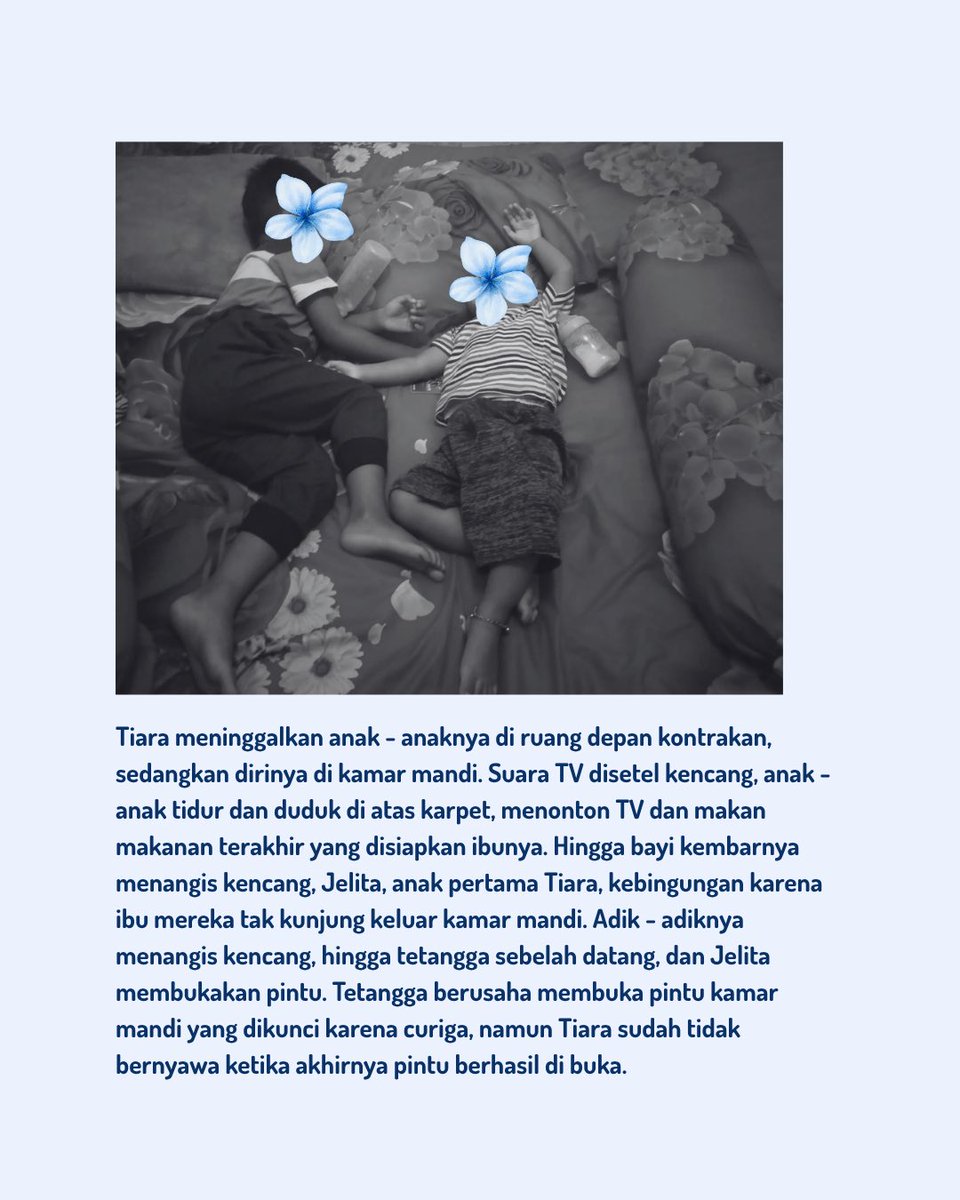 BulanRumah's tweet photo. Penggalangan Dana Darurat untuk Kasus Terbaru Rumah Bulan.

‼️TRIGGER WARNING‼️ 
(suicide & domestic violence)

Lagi - lagi kedatangan kasus rujukan darurat. Kali ini 4 orang anak yang masih berusia balita, diantar ke Rumah Bulan tengah malam, oleh yayasan rekanan kami, setelah ditinggal bunuh diri oleh ibunya. Baru beberapa waktu lalu kami menutup penerimaan kasus baru, karena keterbatasan dana, dan rumah aman sudah penuh, kami belum sanggup menerima kasus lagi. Tapi kalau begini, bagaimana mungkin kami menolak anak - anak? 🥲