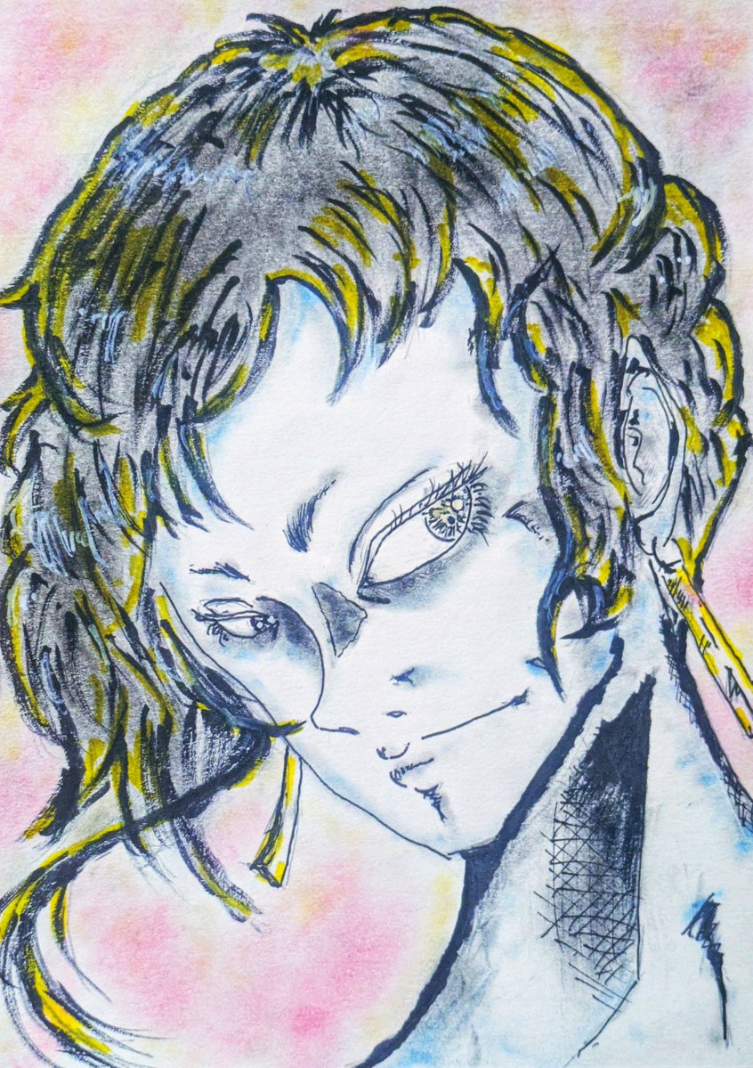 Ori0w0's tweet photo. 締め切り前の賑やかしに🤗

家族に「かわいいアギュやん描いて✐」って言ったらコレが出てきました😮

筆ペンとパステルでがんばったそうです🎨💨マーベラスかわいい。

#オクトラ芸術の覇者2026 #イラスト部門 https://t.co/EyErwhgU11