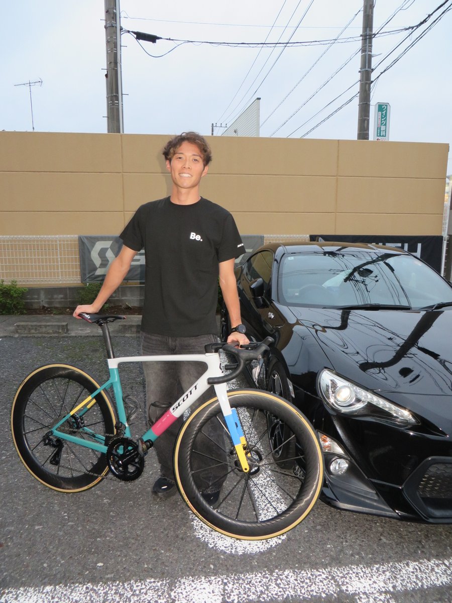 BandS_Energy's tweet photo. アジア大会に向けて出動！
#トライアスロン #アジア大会日本代表 #安松青葉 #SCOTT #バイクアンドスポーツエナジー https://t.co/DqfWFPoehs