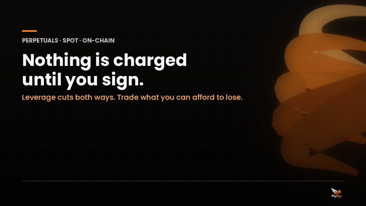 FlyFoxExchange's tweet photo. Browse every market, every funding rate, the whole book — before you ever deposit. Leverage magnifies losses as readily as gains. https://t.co/mS0V4uFi4s