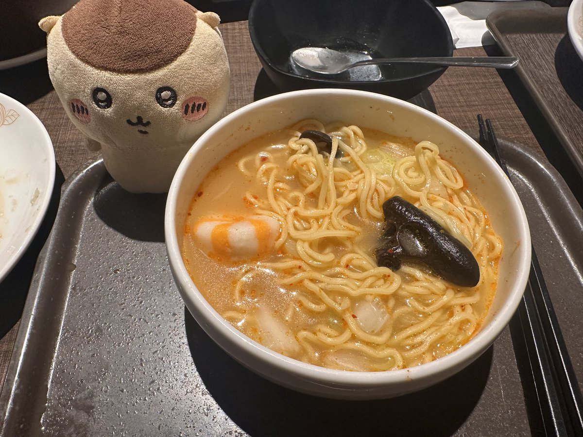 pugi_dxx's tweet photo. 男もすなる麻辣湯といふものを、豚もしてみむとて、するなり。

おもってたとおり酸っぱ辛い味だったぷぎ
二度とくわねえよ、ぺっ https://t.co/hbKnLn5C8i
