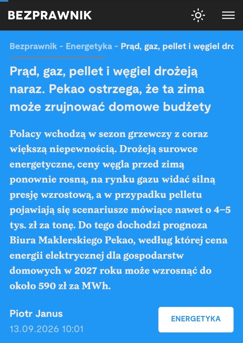 Jowita_W_'s tweet photo. Może paliwo drożeje ale za to prad, ciepło i przejazd A2 też zdrożeją.

Ja Wam Tuska nie wybierałam. https://t.co/xxDelSJjAC