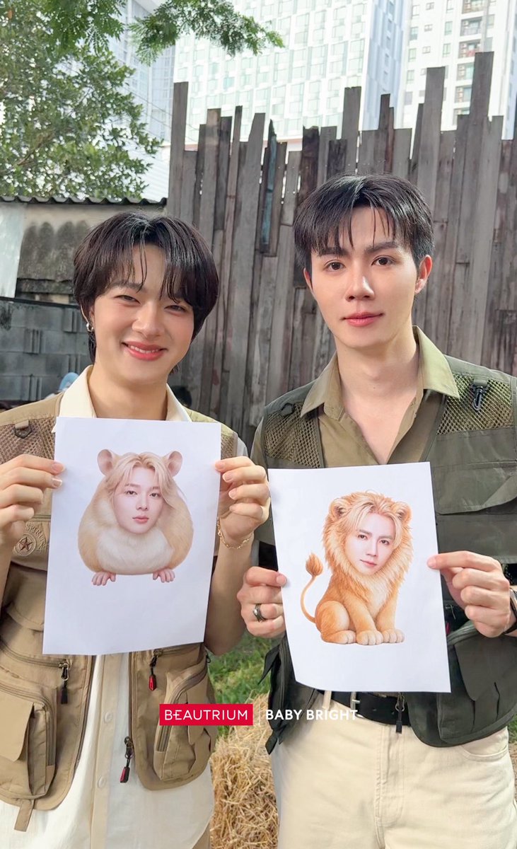 TheBeautrium's tweet photo. ซนซนว่าไงงงง🦁🐭

#ZNNxTheUltimateCamp #ZEENUNEW 
#BabyBrightXBEAUTRIUM #theBEAUTRIUM https://t.co/BmtC6jynVK