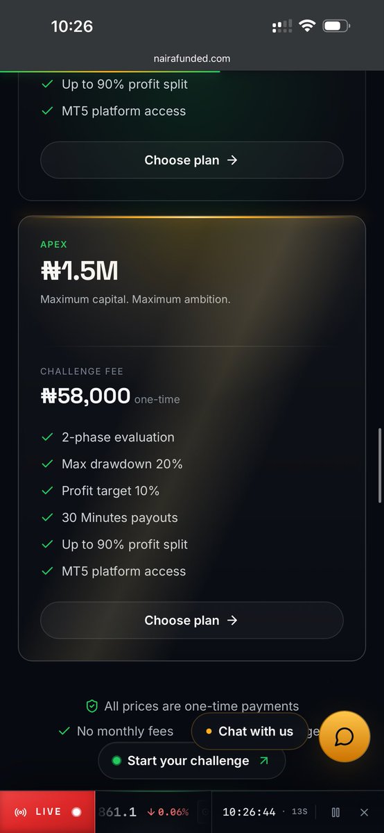 Jehoiakim01's tweet photo. @SayLessFX You have 300k as in 20% max drowdown to make 20% in both evaluations phases doesn’t make sense 

More again you have to make 10% before requesting payout 

This is absurd 

May be I don’t understand you can enlighten me https://t.co/2gP8P509bf
