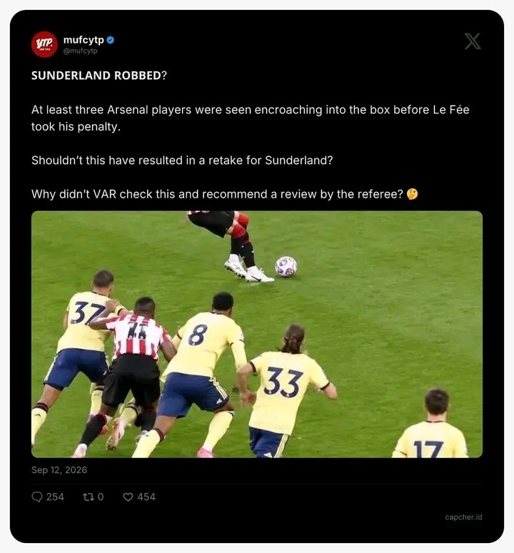 PhynasSports's tweet photo. Their editing skills are mid as....😂  plenty errors
#premierleague 
#sunderland 
#arsenal 
#SunderlandArsenal https://t.co/gE7FtojxPW