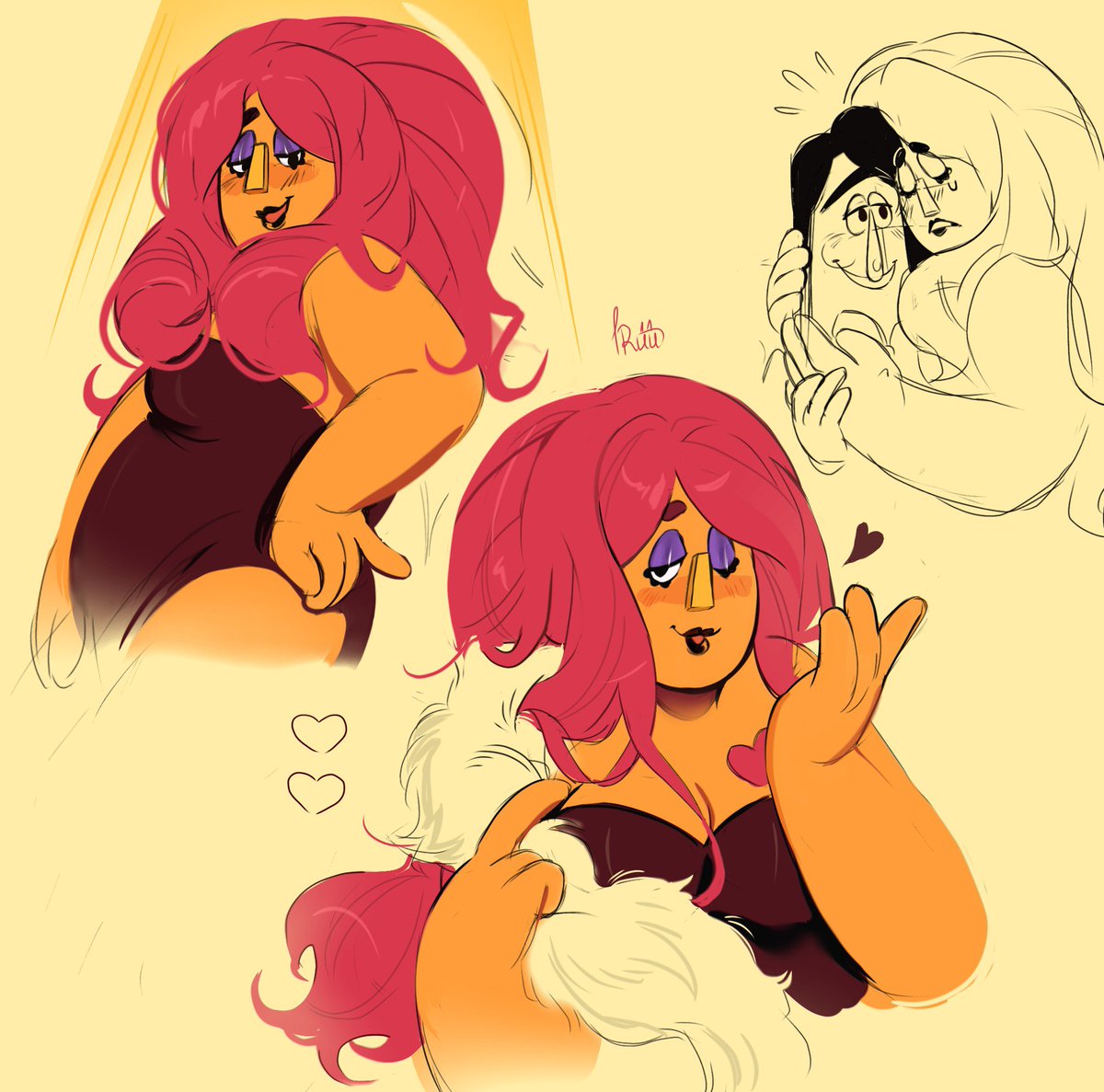 iruustrate's tweet photo. aaanyways! have some more eddie dear (in drag) #whtwt https://t.co/fAwJWjMZg4