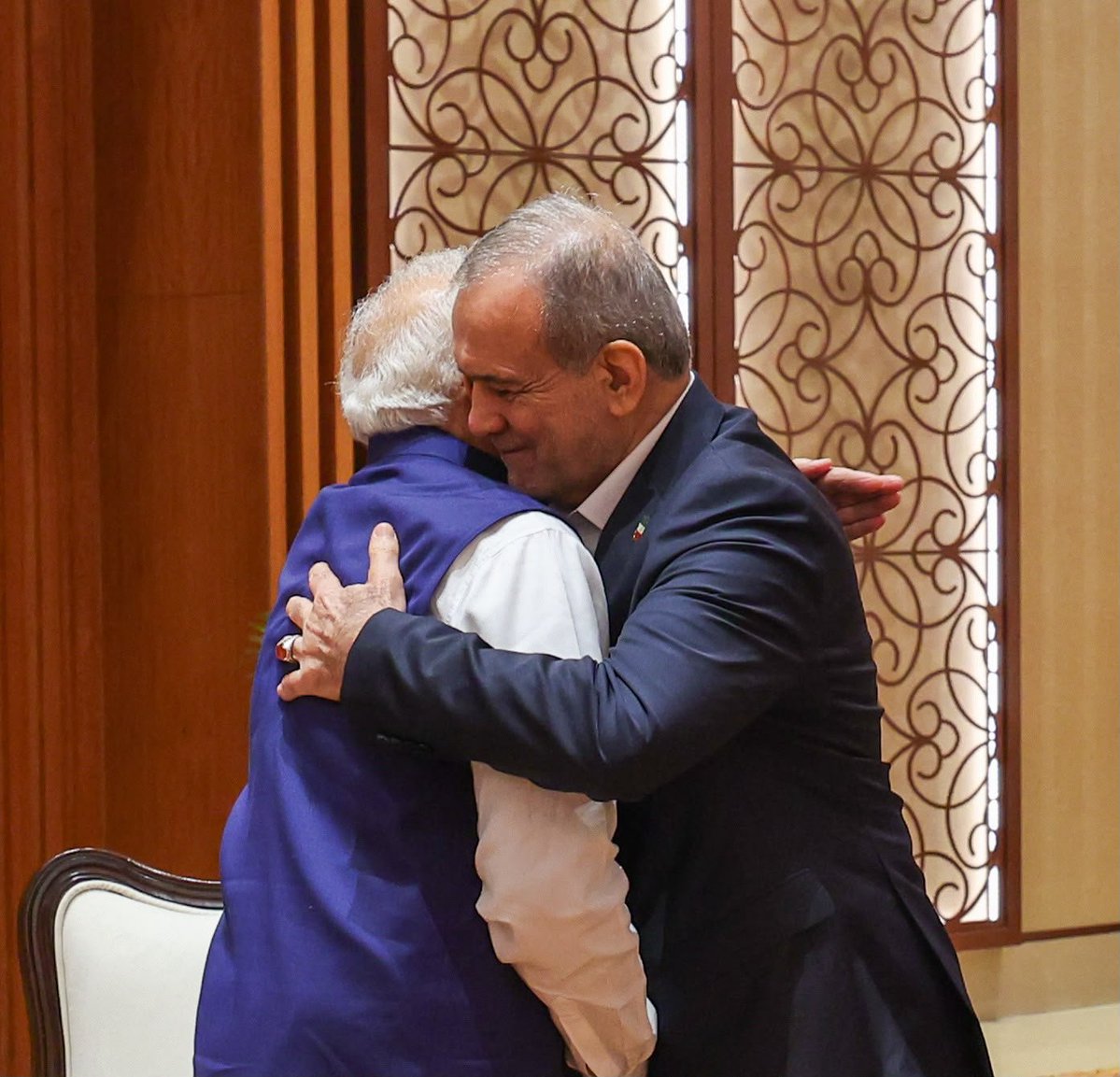 narendramodi's tweet photo. BRICS Summit related interactions continue at Bharat Mandapam. https://t.co/Hq3Q6xjvuN