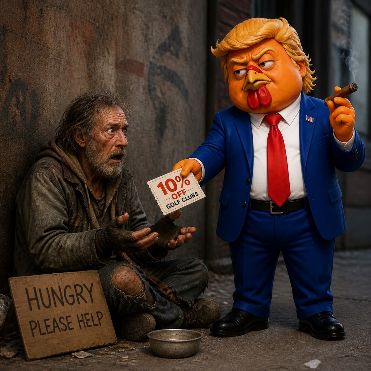 ChumpCoinX's tweet photo. Fake news media won’t show you this.

I always look out for the little guy.

Nobody’s done more, tremendous deal. https://t.co/TsjQ8k0FJ3