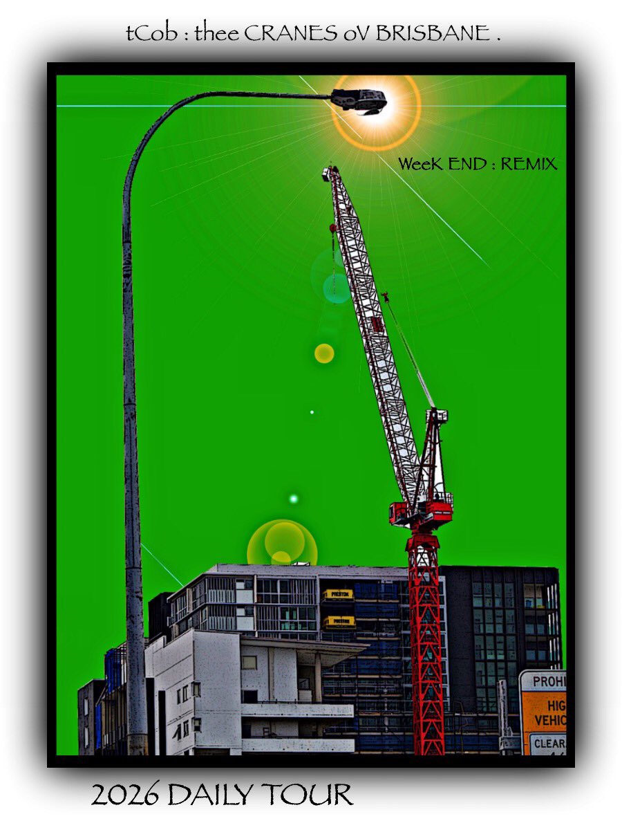 no1cranespotter's tweet photo. #CRG_DLTN  ( World’s Leading Cranespotter ) :
in Association w/ Crane oV thee DaY presents #COLLECTABLE LOCATIONS : 

oV #theeCranesovBrisbane /)'>  
A Tower Crane Art Photography #COLLECTION 

today’s post  :  WEEKEND REMIX - 

DAY : 256 - 19 THORN STREET - KANGAROO POINT . https://t.co/B1cTqHWMVq