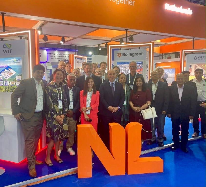 NLinIndia's tweet photo. Let’s build a circular future. 🌍♻️.    

From @IFAT_mmi Mumbai We shared ideas. We explored new ways to work together. Now, we’re carrying that momentum to  @WorldCircular (WCEF) Gujarat, Gandhinagar — the conversation continues! . 

A delegation of 20+ 🇳🇱 organisation will be led by Director, Circular Economy Marieke Spijkerboer and the Consul General of Mumbai Nabil Taouati  is ready to connect. 

We are present at the WCEF. With ideas. With partners. With a plan for a circular future 📍 Come say hi to Team Orange  at Exhibition Hall 2, Stand 2.3. Circularity is not just a concept. Its technology. It’s people. It’s business. It’s action.

🌍♻️ #CircularEconomy #WCEF2026