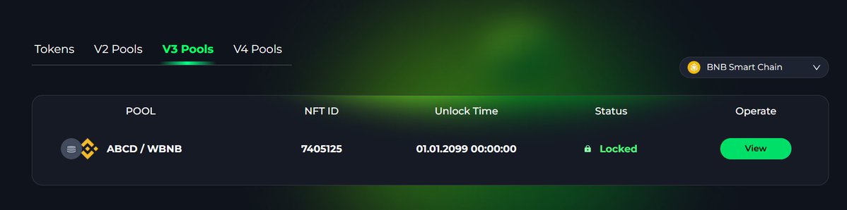 abcd_meme's tweet photo. https://t.co/NqqqCGIUZj Liquidity Lock Announcement

The liquidity pool of the https://t.co/NqqqCGIUZj platform token $ABCD has been permanently locked.
Lock period: until 2099
This means the liquidity will remain locked for the long term and cannot be withdrawn, significantly reducing the risk of rug pulls and providing stronger security for users and the community.
https://t.co/NqqqCGIUZj remains committed to fair launches and long-term LP locks, continuously building a more transparent and trustworthy foundation for the ecosystem.
Thank you for the community’s support and trust.

Website: https://t.co/gISomv7hW5

Telegram: https://t.co/ipiuLCaDtU