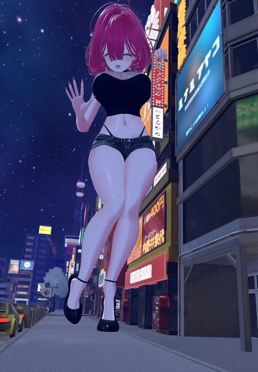 GluGTS's tweet photo. Hi honey💕 Should we head out?💨 

#sizevrchat #giantess https://t.co/eGHrtBcKg6