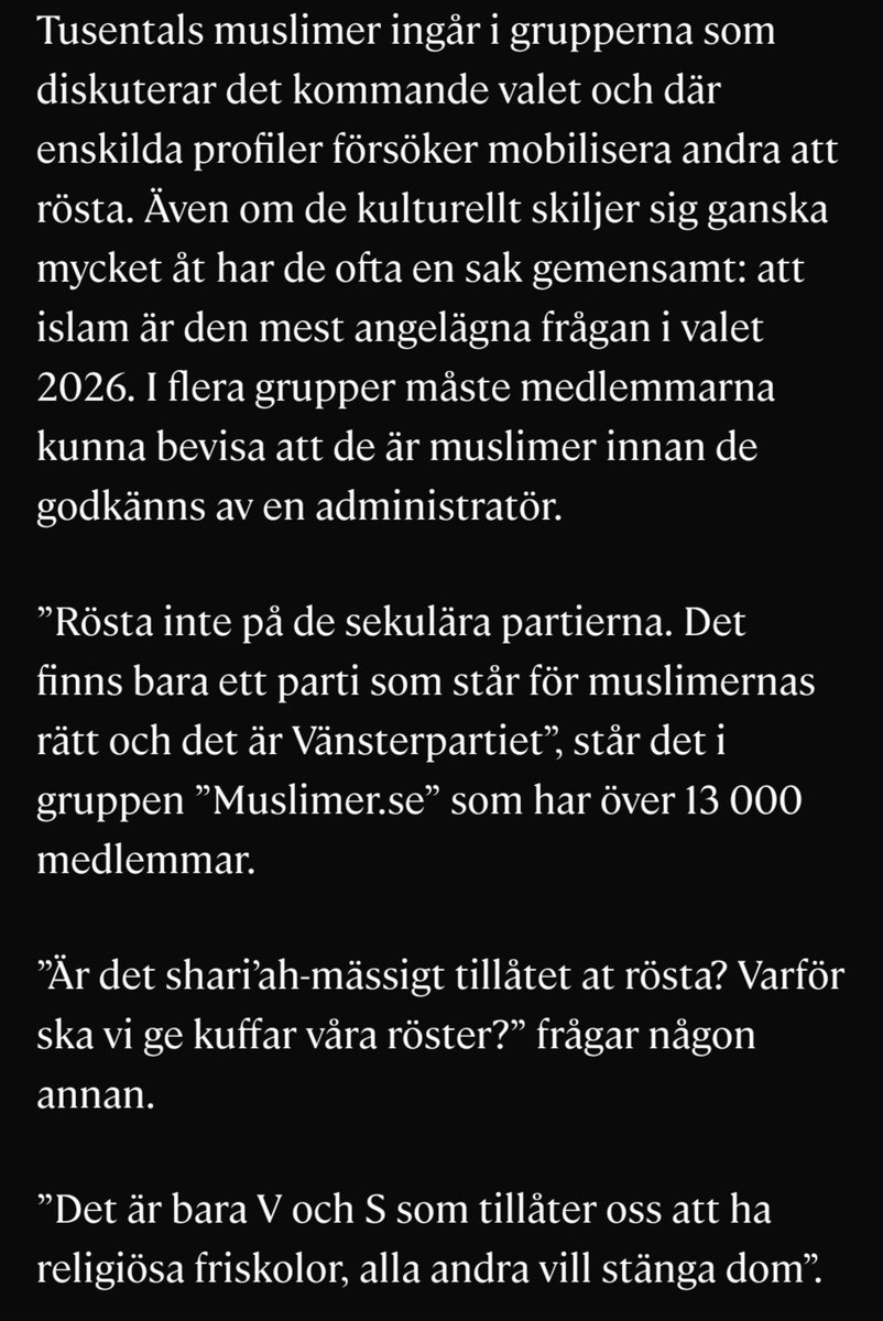 henrikleman's tweet photo. Vansinnigt intressant, och skrämmande, text av @ChristerElM .
Om hur det låter i stängda forum.
Förlåt, Kvartal, för att jag delar några skärmdumpar - men texten förtjänar verkligen att läsas av många.
https://t.co/vOdgxMgCox https://t.co/8LC7JOfQsH
