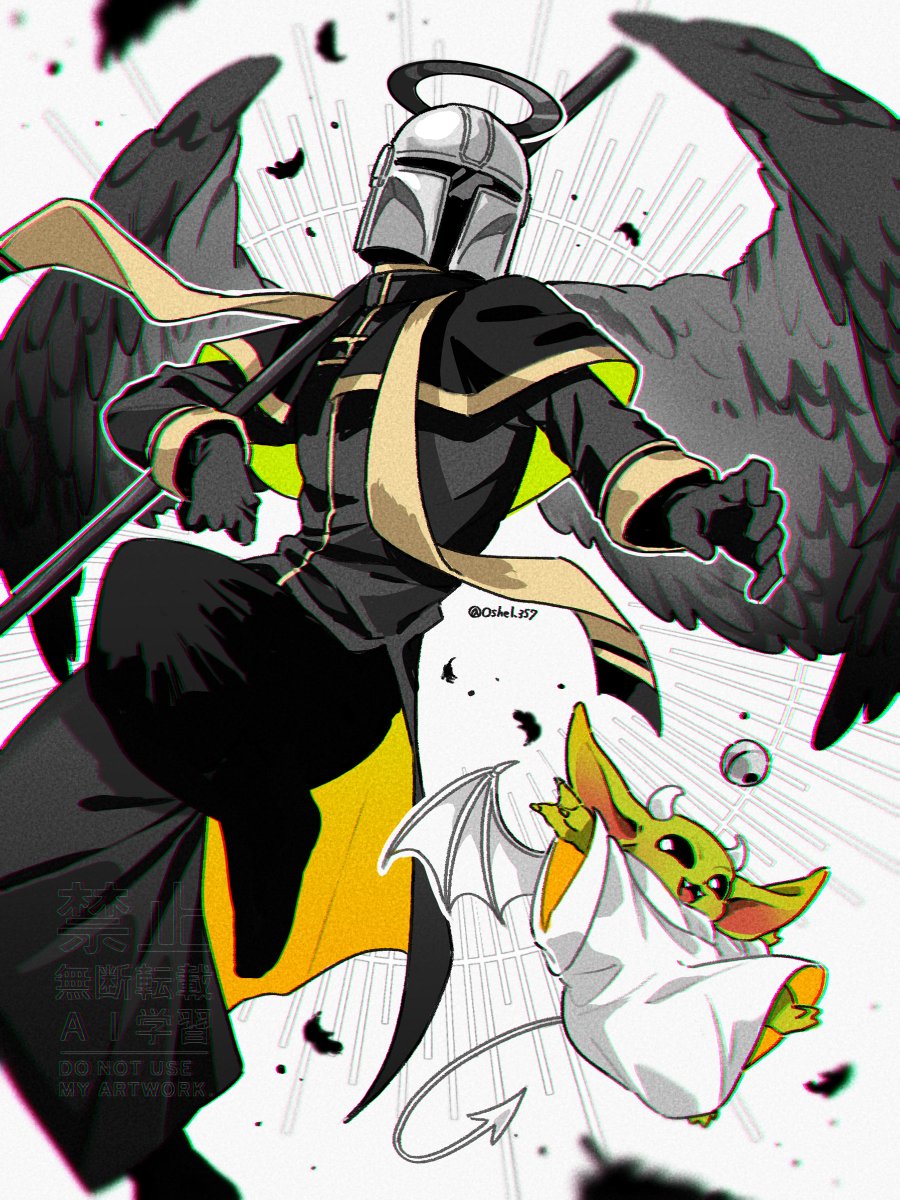 Oshel_357's tweet photo. 🖤天使と🤍悪魔 https://t.co/AImQodqJKF
