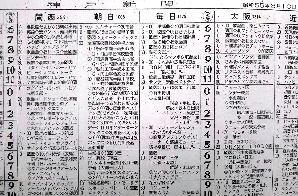 abcde_kimochi's tweet photo. 本日放送される「Godiego in PORTOPIA」（1980年7月29日開催）は同年8月9日（土）にテレビ放送された映像だが、翌10日（日）にはラジオ関西でもコンサート中継がオンエアされている。

ラジオ版ではアサタケコンビによる「WE」や「SOMEWHERE ALONG THE WAY」「カトマンズ」も放送された。 https://t.co/vPsg6NneVN