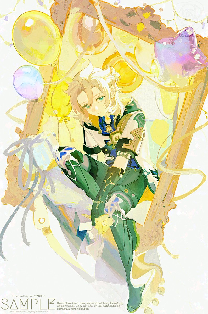 syanokii's tweet photo. Happy birthday 
#Albedo  #アルベド誕生祭2026 https://t.co/LwWGuaCefa