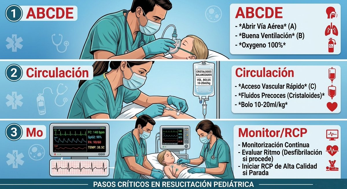 gercppyn's tweet photo. #worldsepsisday La PCR suele ser secundaria a un deterioro no detectado a tiempo.
Reconocer la sepsis precozmente es la clave para prevenir el shock y la parada cardíaca.
⏱️ Actuación rápida: ABCDE + Fluidos precoces + Antibioterapia empírica y Traslado 
¡Evita la parada! https://t.co/y3IwKl1Dhd