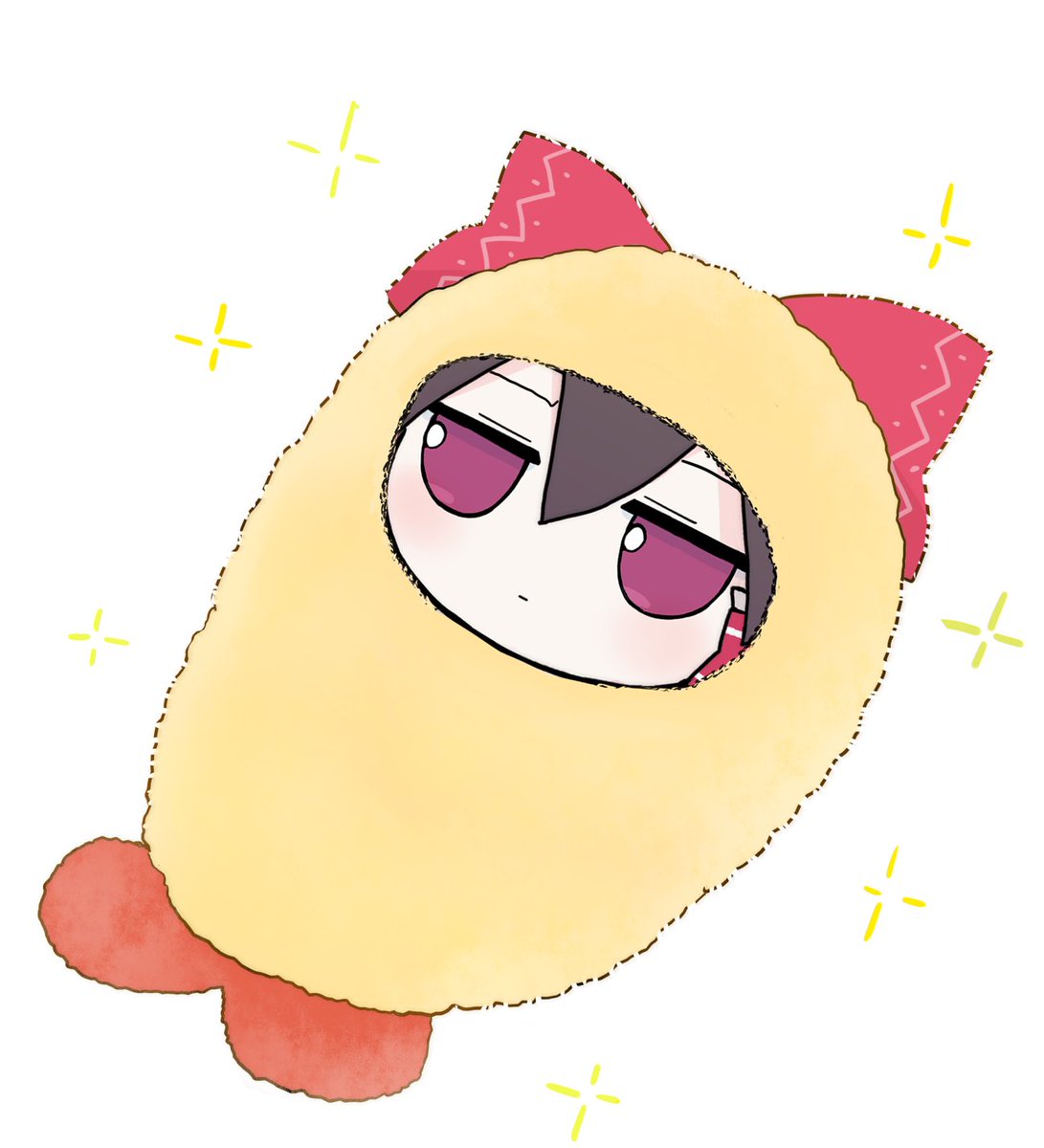 azumammeri's tweet photo. ふも霊夢（エビフライの姿） https://t.co/WDwhNf2u7q