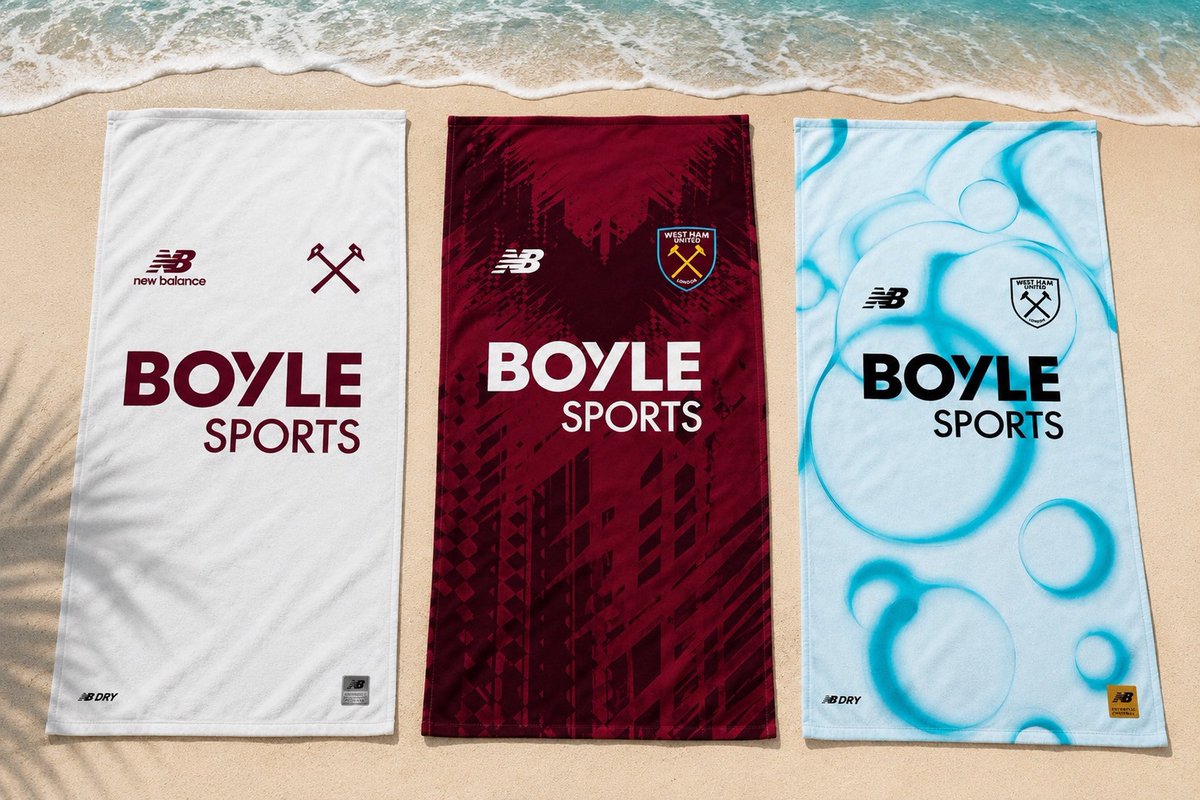 WestHam_Central's tweet photo. 🚨 WEST HAM TOWEL GIVEAWAY 🚨

Fancy winning a West Ham towel? 👀⚽️

We’ve teamed up with Smiggy Prints to give ONE lucky fan their very own towel! 🏖️🔥

To enter:

➡️ Follow @SmiggyPrints &amp; us
🔄 RT This https://t.co/U5bQD9So7r