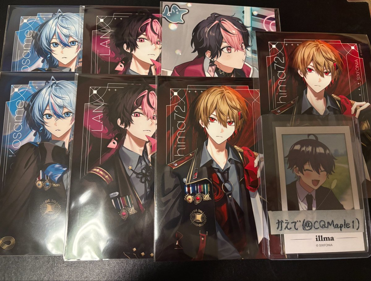 CQMaple1's tweet photo. 【交換・譲渡】 シクフォニ ブロマイド チプカ 缶バッジ

譲:画像1,2枚目

求:📢様、🍵様or 定価+送料

郵送のみ
買取の場合PayPay>銀行振込
異種可能▶︎要相談
お気軽にお声がけください https://t.co/fKgsmpMywI