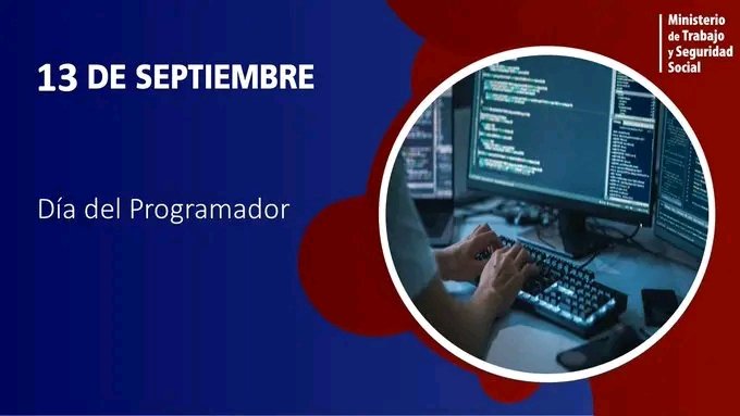 MTSS_CUBA's tweet photo. Hoy celebramos a quienes convierten líneas de código en soluciones, creatividad en innovación y lógica en herramientas que transforman nuestro día a día.
#Cuba #MtssCuba https://t.co/v7ySuqXspY
