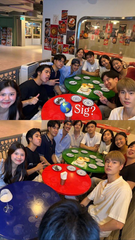 Someonevrx9's tweet photo. @phuwintang You just proved that hanging out with friends is way better than posting or retweeting your partner at the Mint Awards. That series belongs to both of you, but he clearly looks more excited to be with his friend—or rather, with the girl sitting in front of him. https://t.co/uqJAkevRi4