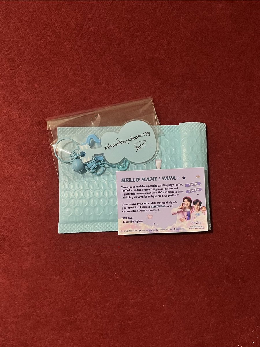 meltssells's tweet photo. thank you so much @2TEEPH for this giveaway~ 🥹🩵

💌 #2TEEPHMAIL https://t.co/1o5E8uvEy4