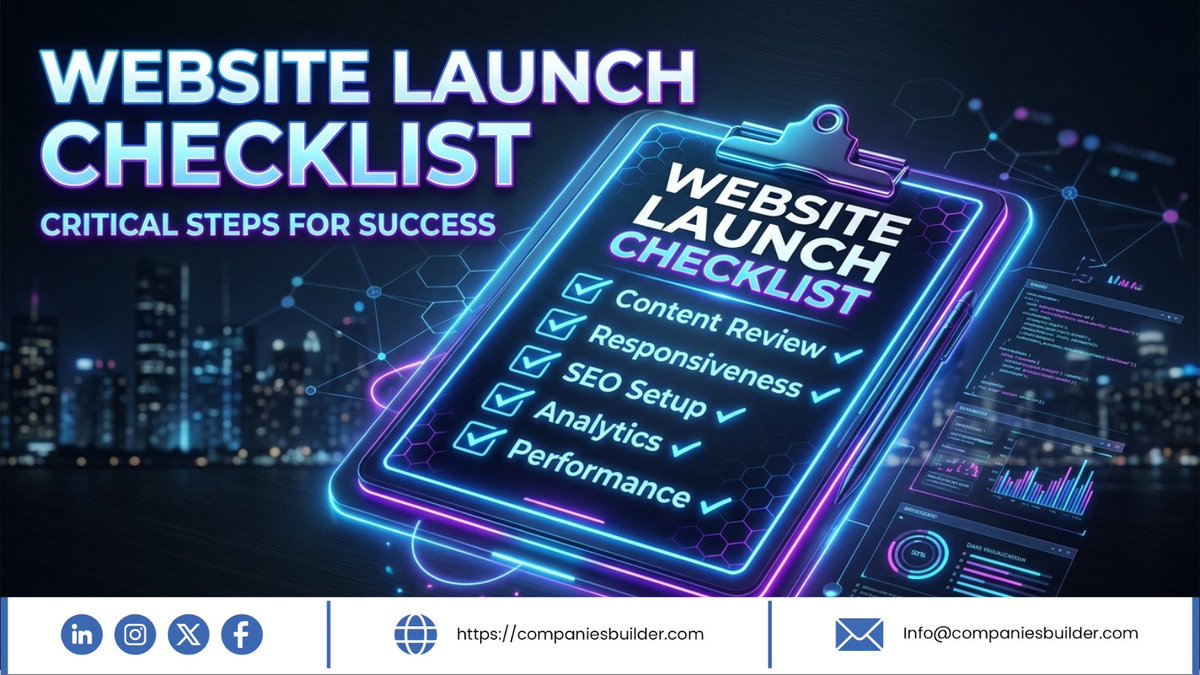 CB_technologies's tweet photo. #WebDevelopment #WebDesign #SEO #DigitalMarketing #Checklist https://t.co/txvi34BA6d