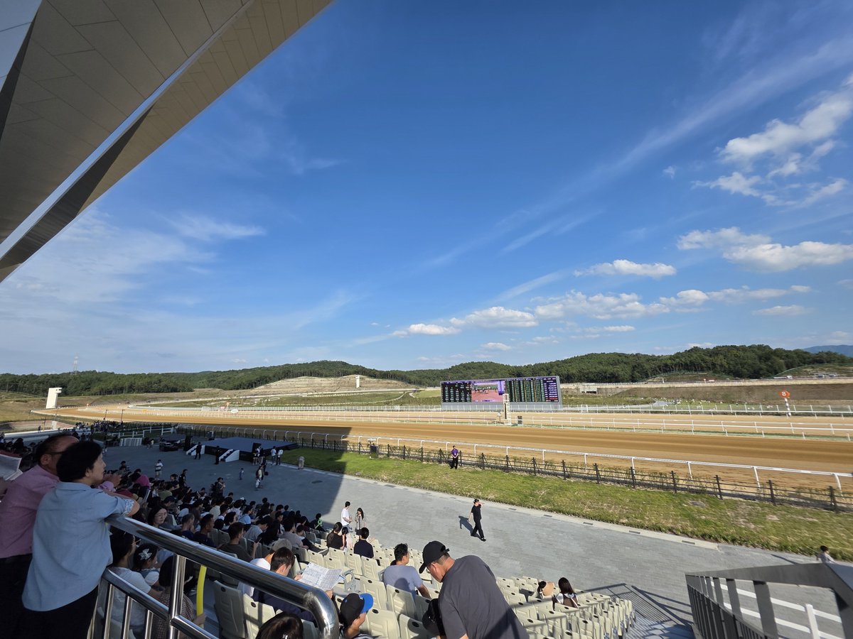 _eLOOJAY's tweet photo. 今日オープンした韓国の永川市(ヨンチョン)競馬場に行った https://t.co/F5xOvoCtOG
