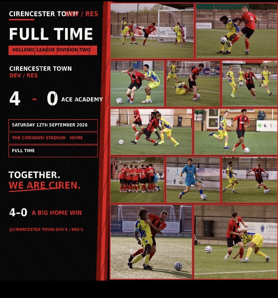 cirentowndevs's tweet photo. Great performance from the lads yesterday as we got back to winning ways 💪 🔴⚫️ all the best for the season to @acefootballacad 🤝

⚽️ - Dylan Thomas 
⚽️⚽️- Dan Wright 
⚽️- Cal Rickard 
🧤- Roan Young 

#togetherweareciren https://t.co/OsuLOq6pjC