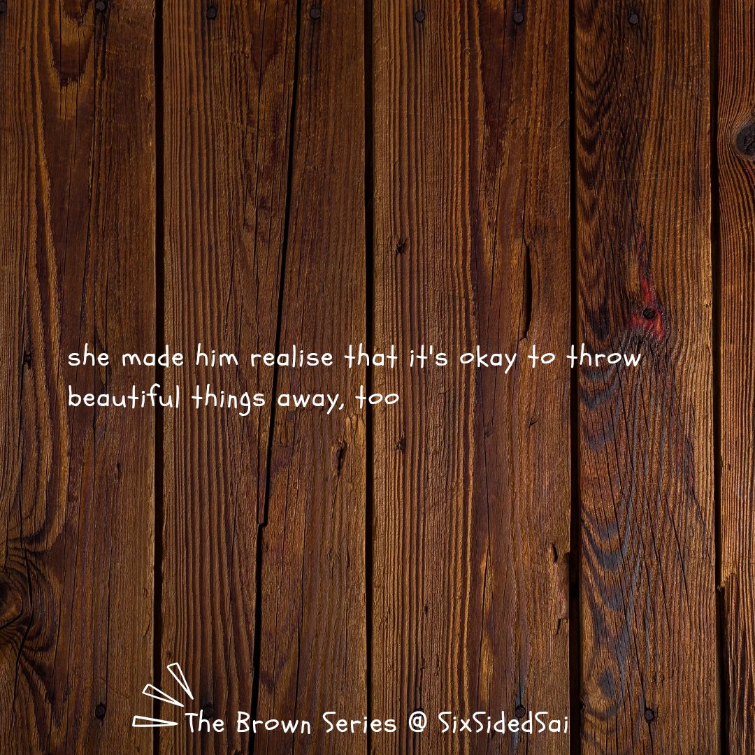sk_assem's tweet photo. "it's okay..."

The Brown Series | TBS

#poem #poemseries #poetry #love #beautifulthings https://t.co/AtIOpTOrdW