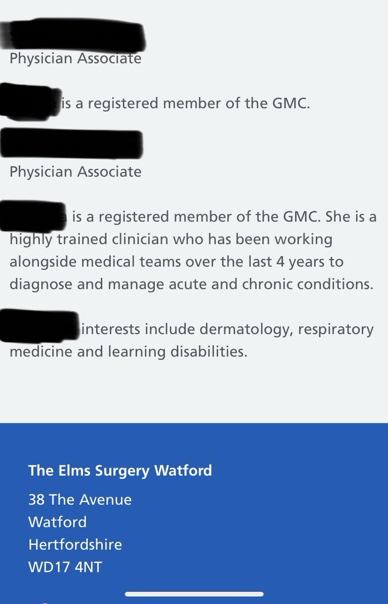 medicalmodelbri's tweet photo. Another advert from the Elms Medical Practice in Watford 

This will be the 6th PA , they’ll be ‘supervised’ by 3 GPs to assess and manage undifferentiated patients 

https://t.co/wAsbLeOFxT https://t.co/k7LtjEVyIY