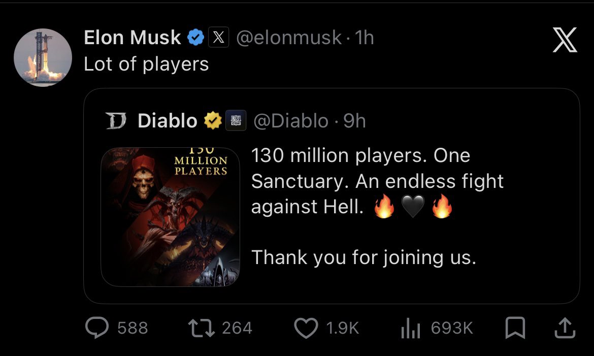 Tommybrown100's tweet photo. 0x724e49045FADFbFfF4cE6b071202Ab963E369e85

Short, clean, directly references the exact milestone Elon just amplified, easy to type, and screams “this is the 130 million player pump.” https://t.co/SzW1KeBo4D