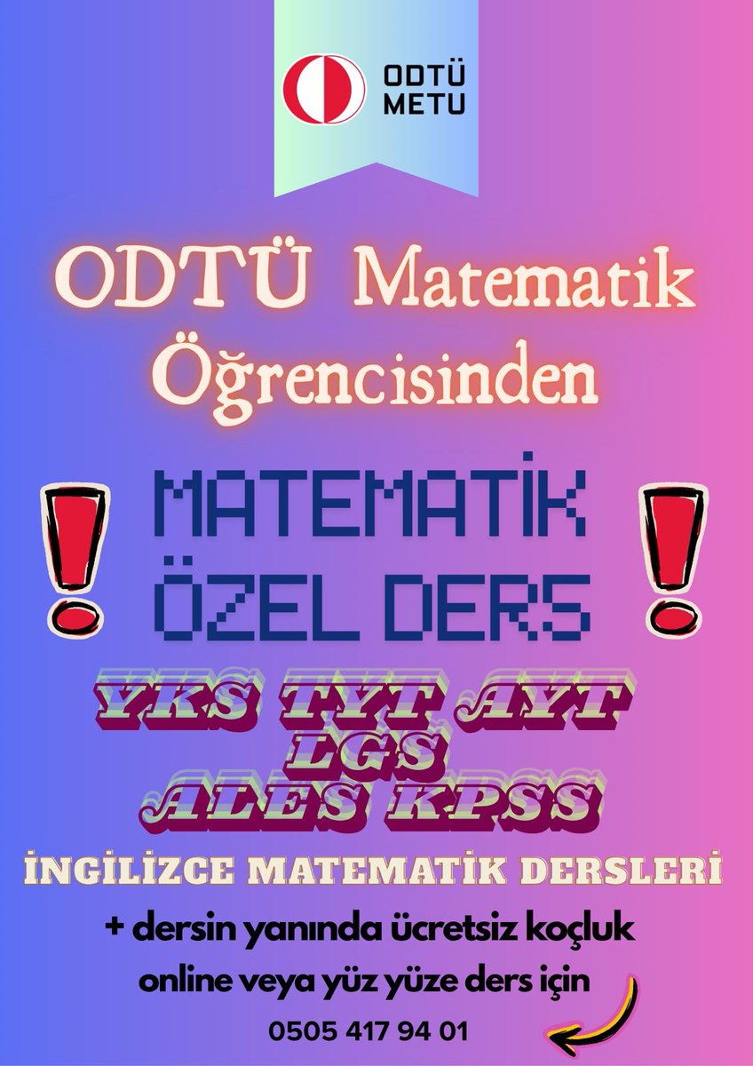 kadimbilgilerr's tweet photo. #Ankara içinde yaşayanlar  yüz yüze, 

Ankara dışında yaşayanlar online eğitim ve koçluk desteği alabilir...👌👇🏻👇🏿👇

YKS
TYT
AYT
LGS
ALES
KPSS

AP 
SAT https://t.co/9cBC2Zo4OL