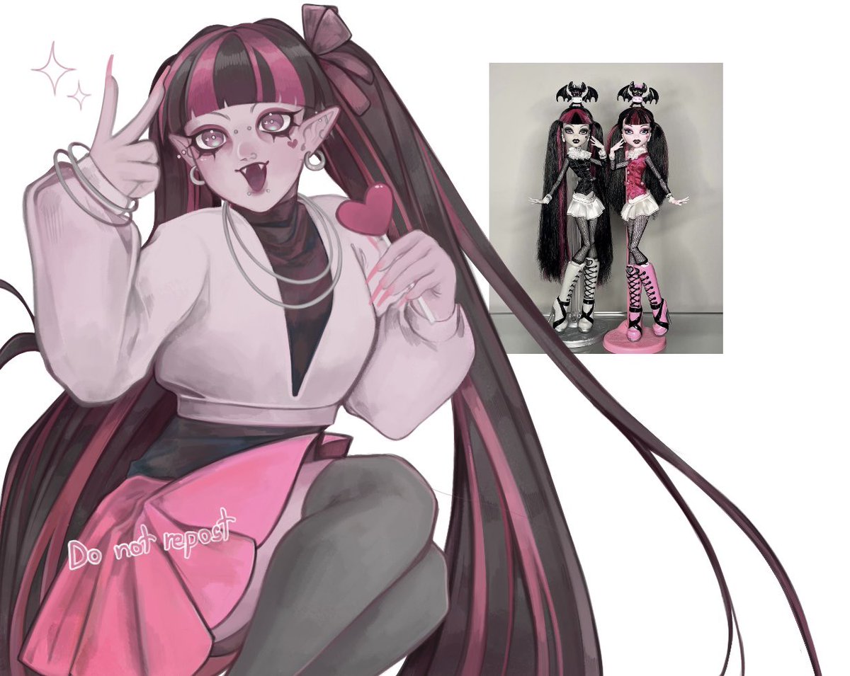 jujusanjj's tweet photo. took a lil break 

#MonsterHigh #fanart https://t.co/4mNEdbv4fp