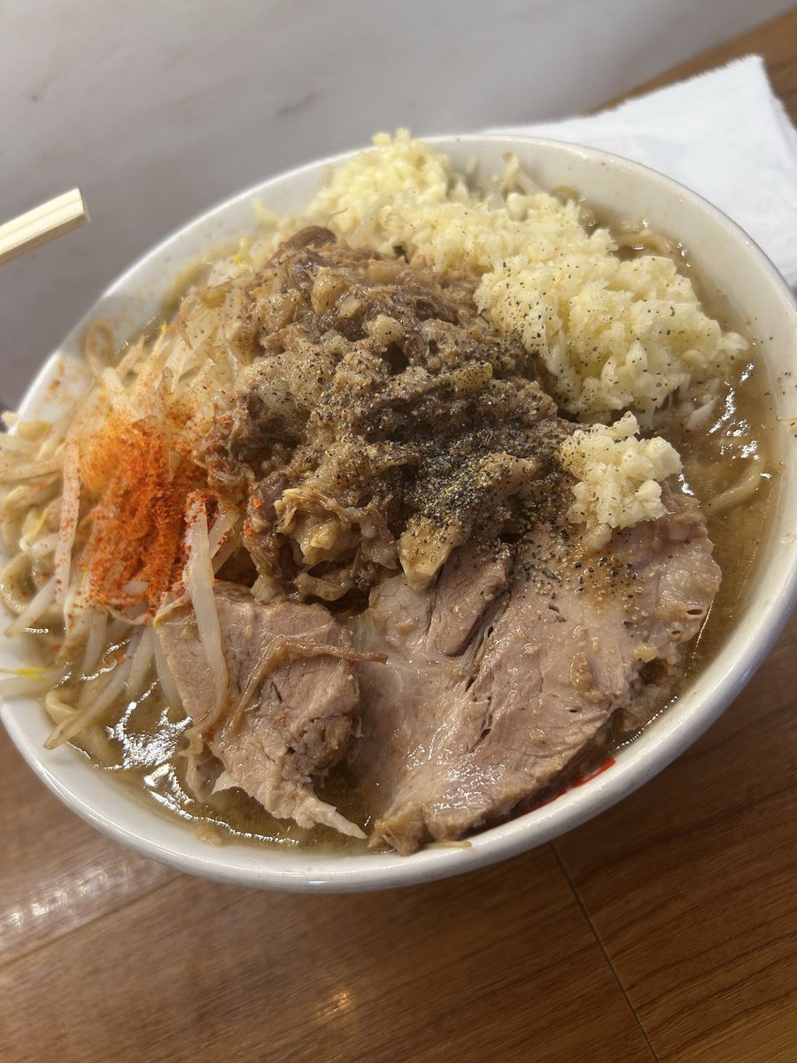 akatuki_fuku1's tweet photo. #ラーメン地球 #あかつきの麺
並ラーメンニンニクマシ

地球のみんなっ！
オラに元気をわけてくれっっっ！ https://t.co/N2sF9qozjh