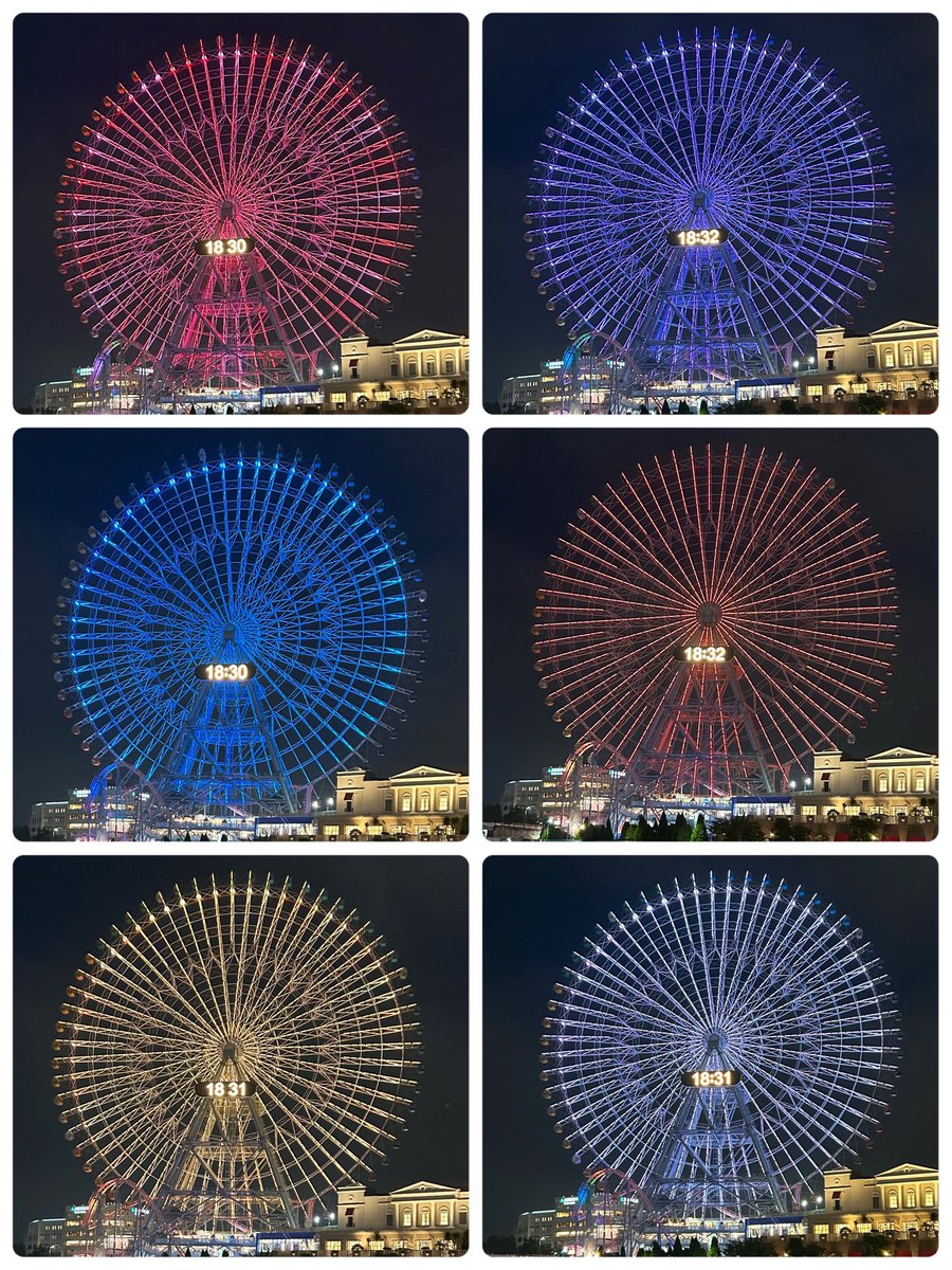 rrrmn777's tweet photo. コスモワールド観覧車
6色ディビジョン https://t.co/MJnhfUPvio