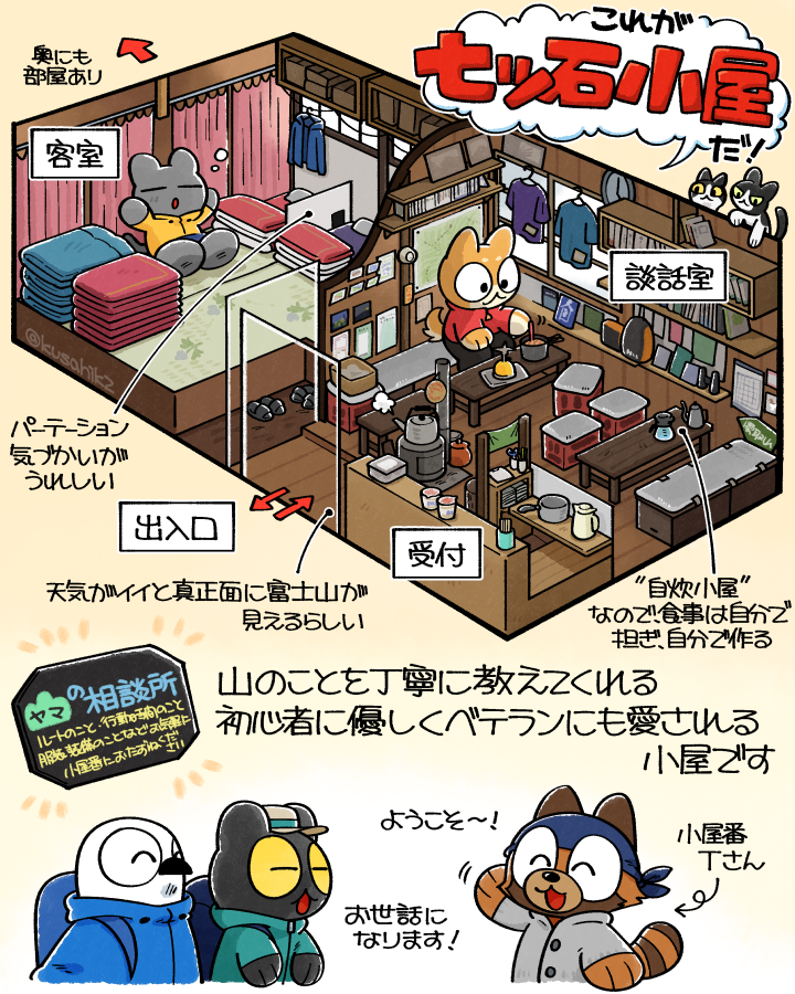 kusahik2's tweet photo. たのしい山小屋 https://t.co/ZHtx6n97Hj